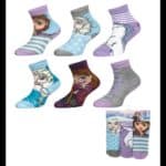 παιδικές κάλτσες Disney Frozen Ice Magic Elsa Anna Olaf σετ 3 ζευγαριών