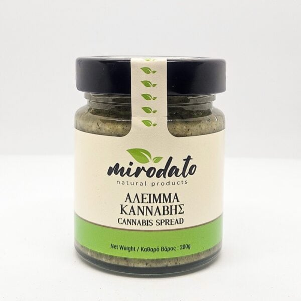 Άλειμμα κάνναβης 200γρ – με CBD, χωρίς THC, από βιολογικούς ελληνικούς σπόρους.