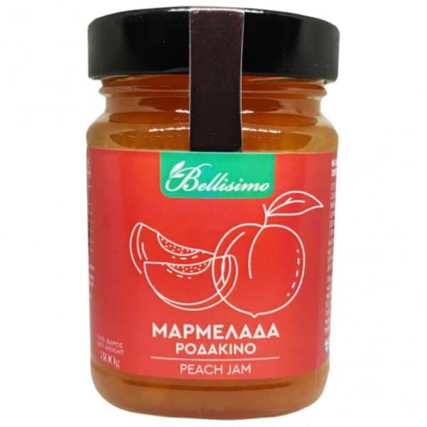 Μαρμελάδα ροδάκινο 300γρ – Χειροποίητη ελληνική γεύση με φυσικό φρούτο και ζάχαρη