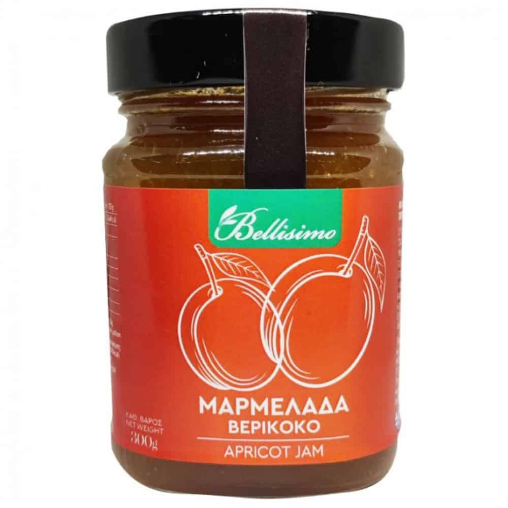 marmelada_verykoko Χειροποίητη μαρμελάδα βερίκοκο 300γρ από μικρούς παραγωγούς Λέσβου – ελληνικό προϊόν με ζάχαρη