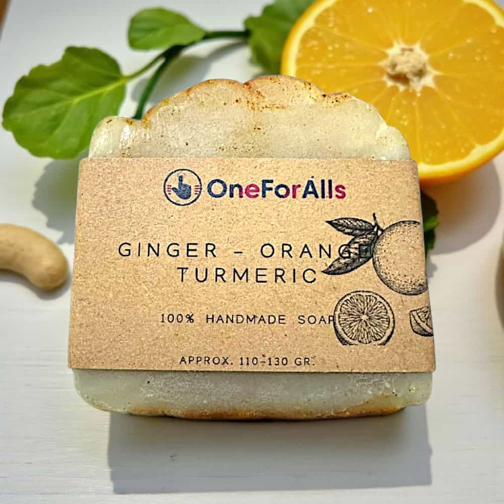 1000005531 Σαπούνι με Κουρκουμά & Τζίντζερ - Χειροποίητο - Image 1