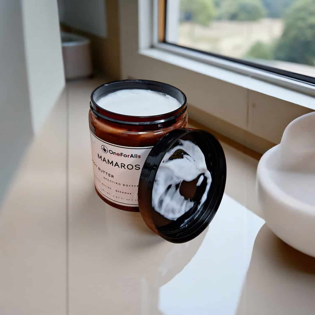 20251028_183451 (1) Φυσικό Βούτυρο Σώματος με Άρωμα Τριαντάφυλλο από το Νησί της Κω - Image 1