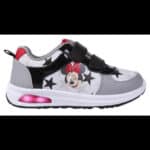 παιδικά αθλητικά Minnie Mouse με LED φωτάκια – παπούτσια με αστέρια και λουράκια velcro για κορίτσια