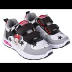 Minnie Mouse Αθλητικά Παιδικά με LED Φωτάκια – Ασημί Disney Sneaker ✨ - Image 2