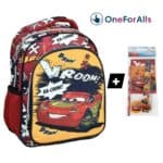 Cars Τσάντα Νηπιαγωγείου Με Δώρο Σετ Γραφής