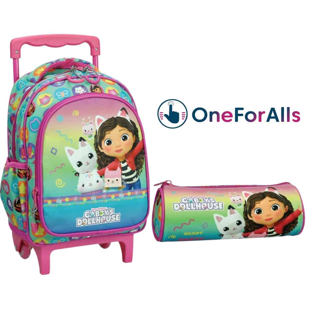 Gabby's_dollhouse_Main Gabby’s Dollhouse Combo Νηπιαγωγείου Τρολεϊ & Κασετίνα - Image 1