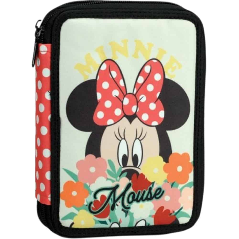 Mini_mouse_kasetina Minnie Mouse Γεμάτη Κασετίνα 2 Θηκών – Οργάνωση με Στιλ 🎀 - Image 1