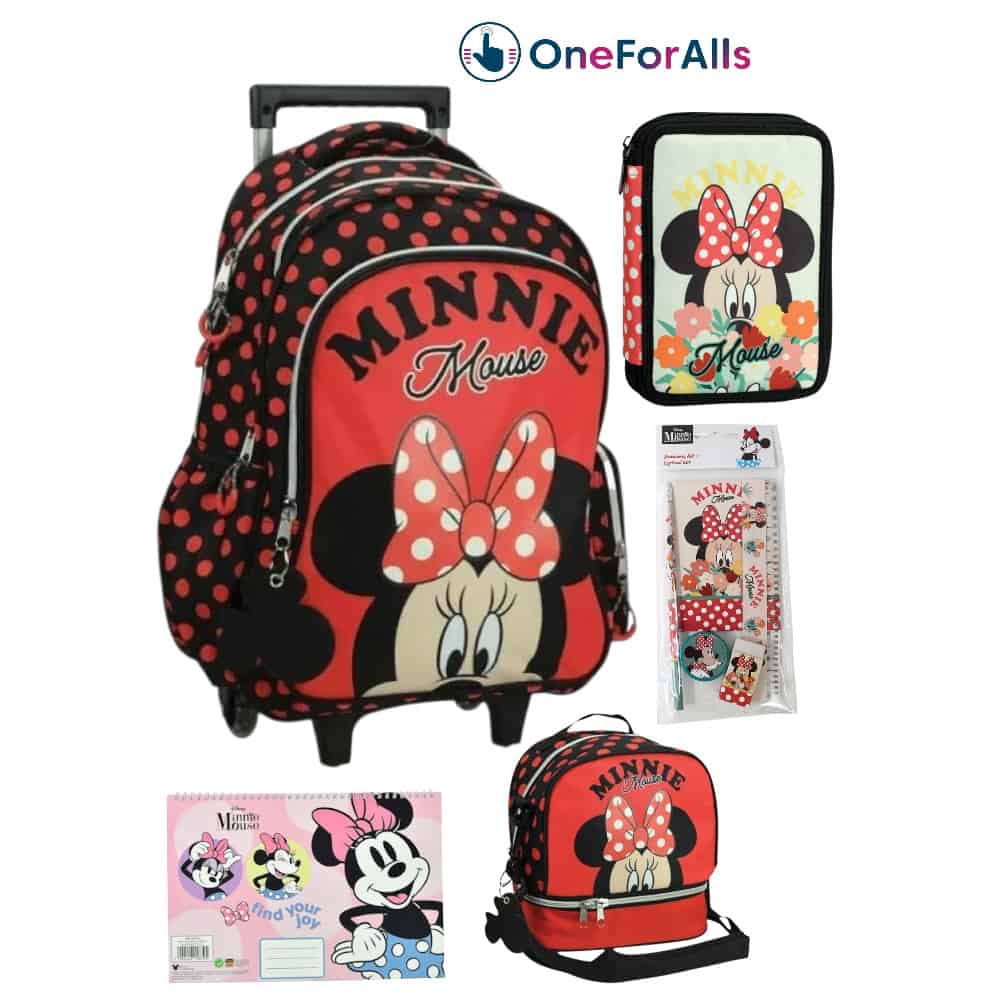 Mini_mouse_tsanta_scholiki_dimotikou_trolley Minnie Mouse Σχολικό Σετ Δημοτικού - Image 1