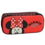 Minnie Mouse Κασετίνα Οβάλ – Πουά Red/Black