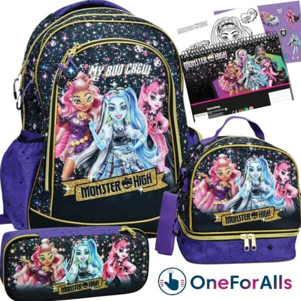 monster high σχολικό σετ για δημοτικό