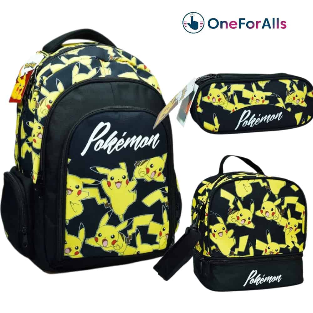 Pokemon_combo_dimotikou Pokémon Σχολικό Σετ Δημοτικού – Τσάντα,Lunch & Κασετίνα - Image 1