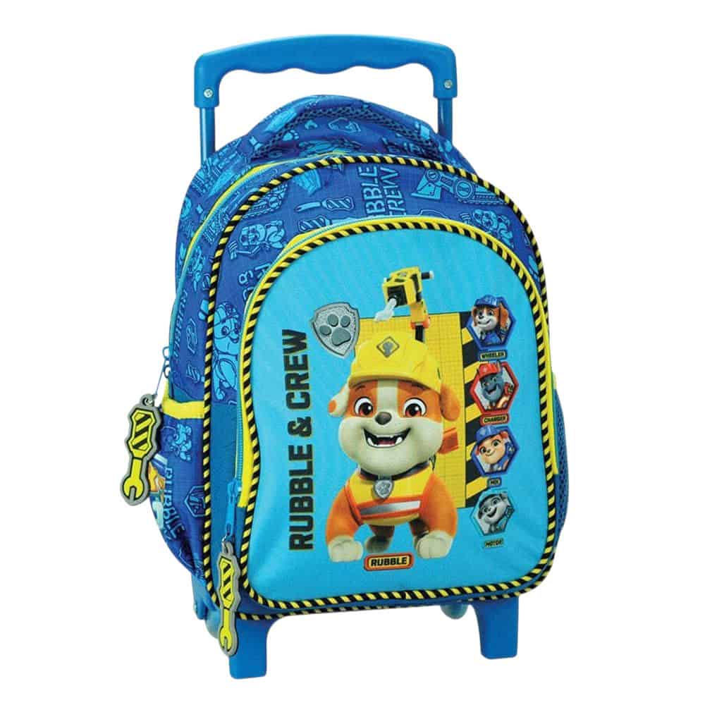 Rubbler_and_crew_tsanta_trolley_nipiagogiou3 Rubble & Crew Τρολεϊ Νηπιαγωγείου – Με Θήκη Παγουριού - Image 1