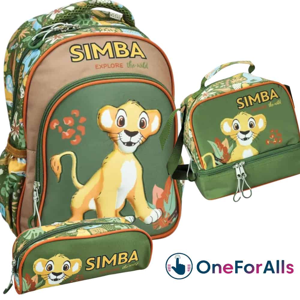 Simba_nipiagogio_combo Simba Σχολικο Combo Pack Νηπιαγωγείου - Τσάντα/Κασετίνα/Louch - Image 1
