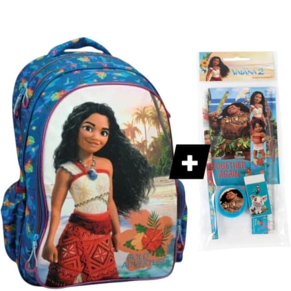 Σχολική τσάντα τρολεϊ Frozen πράσινη με Έλσα & Άννα, 2 θήκες A4 και ροδάκια-παγοκρυστάλλους.