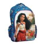 Σχολική τσάντα Vaiana με τροπικό σχέδιο, 2 θήκες A4 και δωρεάν σετ γραφής 5 τεμαχίων.