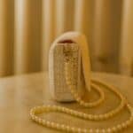 Χειροποίητη λευκή πλεκτή τσάντα - Image 4