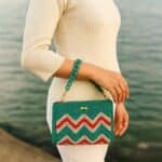 Πλεκτή Τσάντα “Zig Zag Riviera”