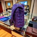 Πλεκτή Μωβ Τσάντα – Elegance in Purple - Image 2