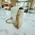 Πλεκτή Τσάντα White Grace - Image 2