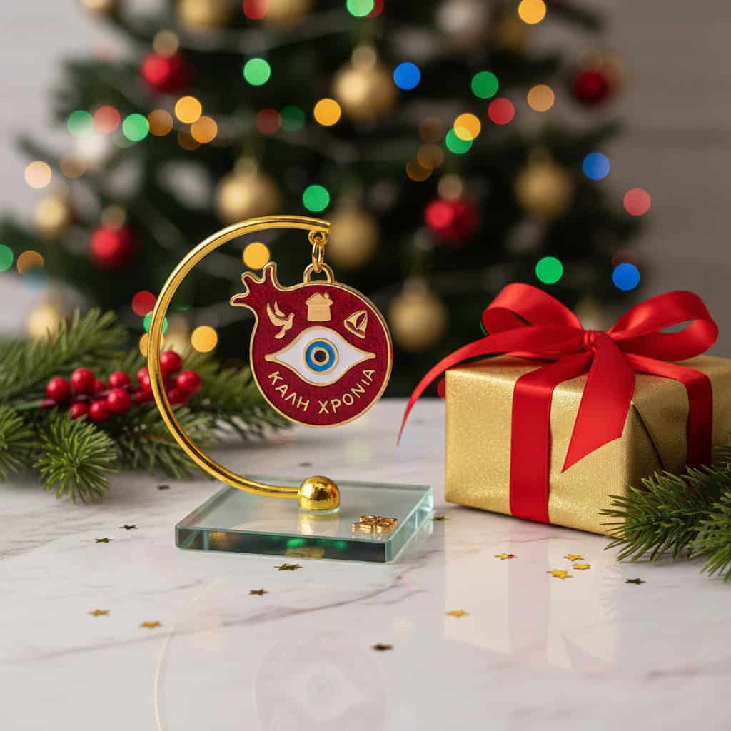 gouri2026_mataki_kali_chronia Επιτραπέζιο Γούρι Ρόδι Καλή Χρονιά 2026 - Image 1