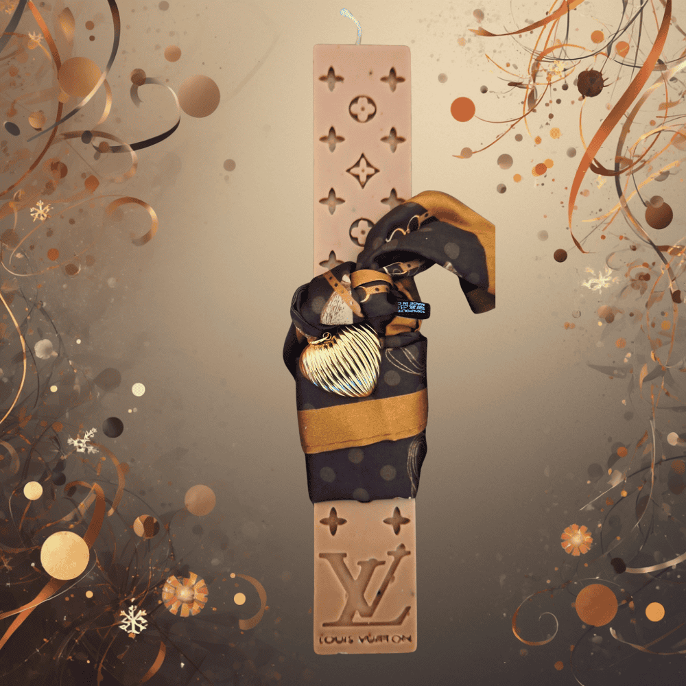 premium πασχαλινή λαμπάδα wax melt άρωμα τσουρέκι με μαντήλι και καρδιά premium πασχαλινή λαμπάδα wax melt άρωμα τσουρέκι με μαντήλι και καρδιά