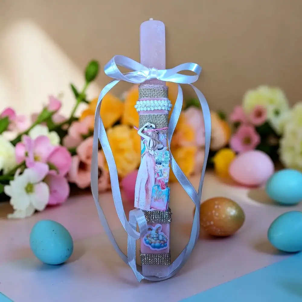 Photoroom-20260314_170620203 (18) Πασχαλινή Λαμπάδα Fashion Girl για Κορίτσι - Image 1