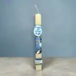 πασχαλινή λαμπάδα πρώτη μου ανάσταση για αγόρι χειροποίητη oneforalls