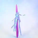 πασχαλινή λαμπάδα με λαγουδάκι και πασχαλινές κορδέλες oneforalls