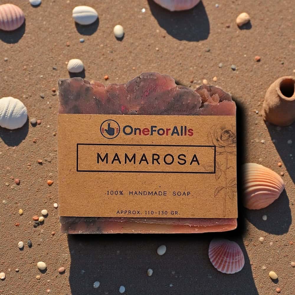 sapouni_mamarosa_oneforallsgr Χειροποίητο Σαπούνι Τριαντάφυλλο – 100% Φυσικά Υλικά - Image 1