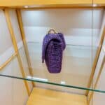 Πλεκτή Τσάντα “Lilac Charm” - Image 2