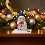 Χειροποίητο Γούρι Χιονάνθρωπος  2026