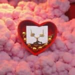 Σετ χρυσό κολιέ και σκουλαρίκια LOVE με καρδιές από ανοξείδωτο ατσάλι, αλυσίδα 45 cm – δώρο Αγίου Βαλεντίνου